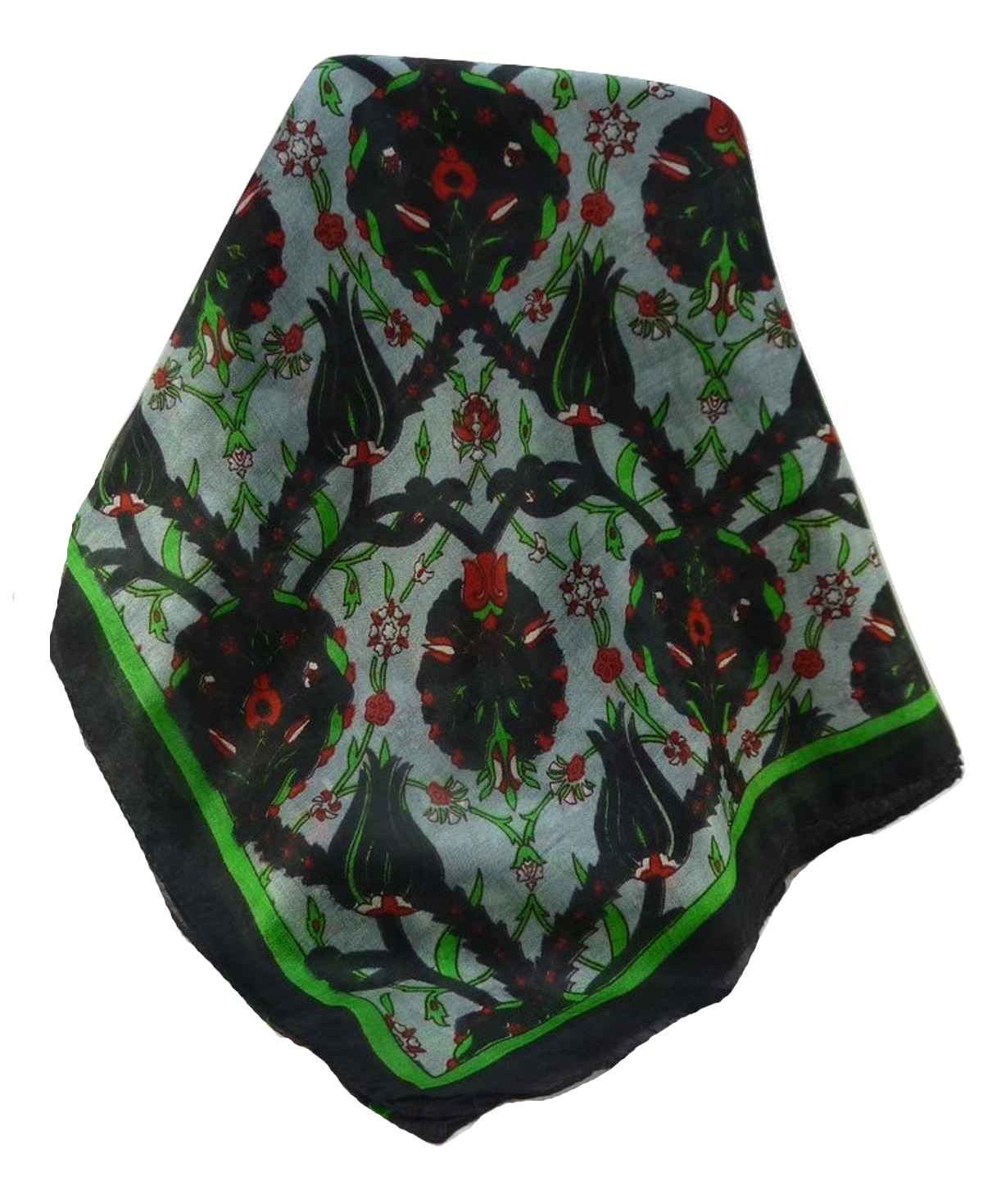 Mulberry Silk Contemporary Long Scarf Satya Black by Pashmina & Silk