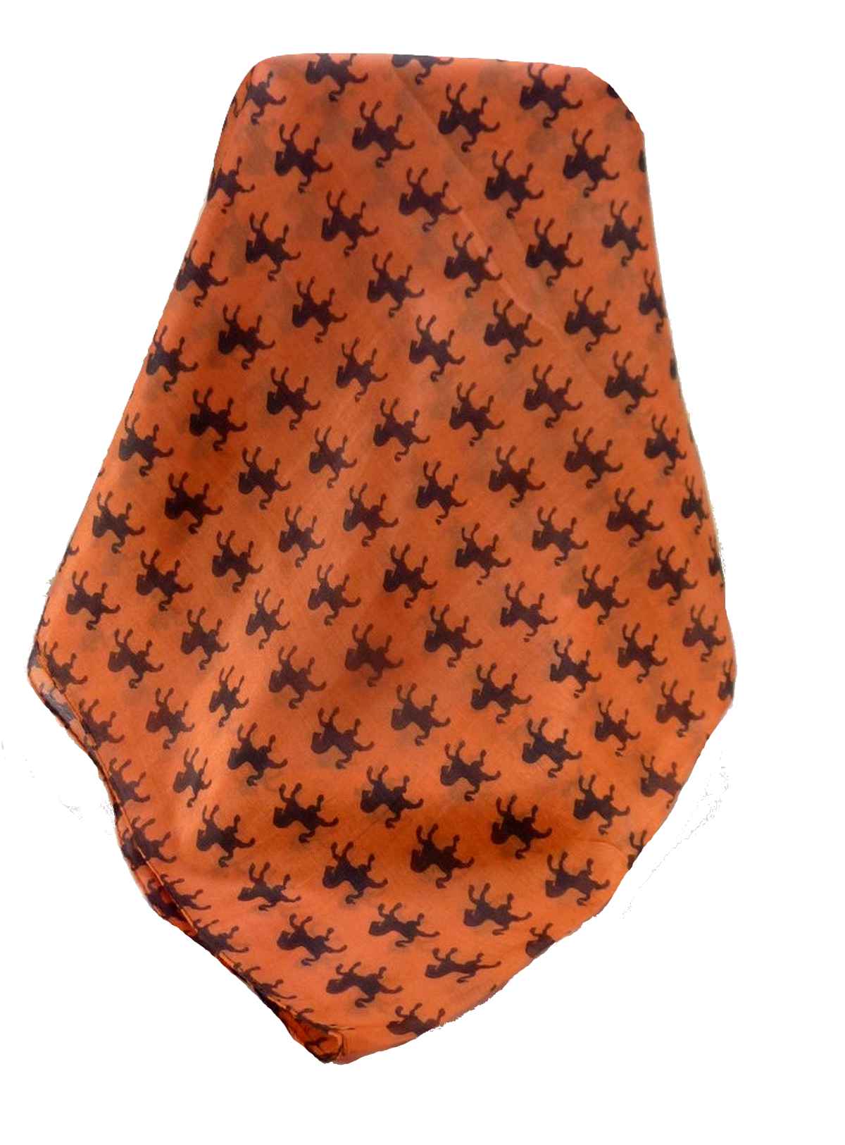 P&S Sciarpa Longa Contemporary Seta di Gelso Sujay Terracotta