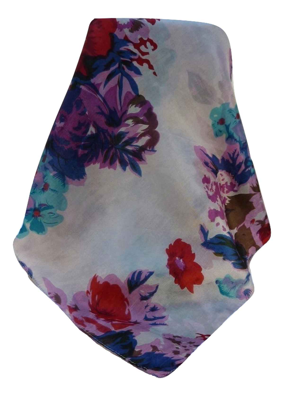 Mulberry Silk Contemporary Long Scarf Taj Multi Colour by Pashmina & Silk