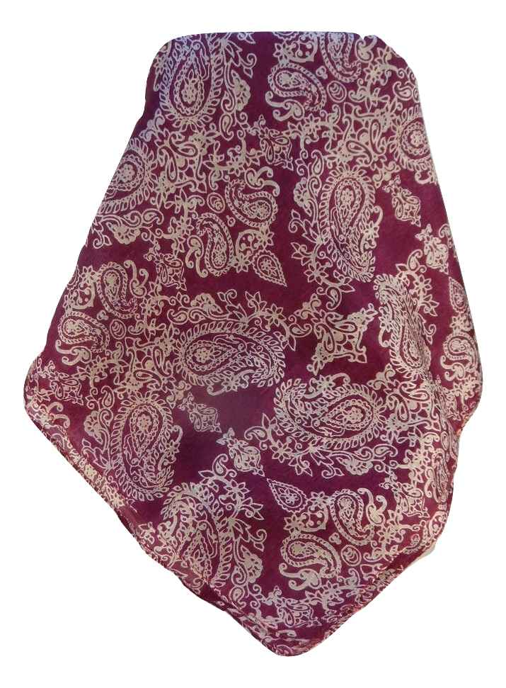 P&S Sciarpa Longa Contemporary Seta di Gelso Thanu Wine