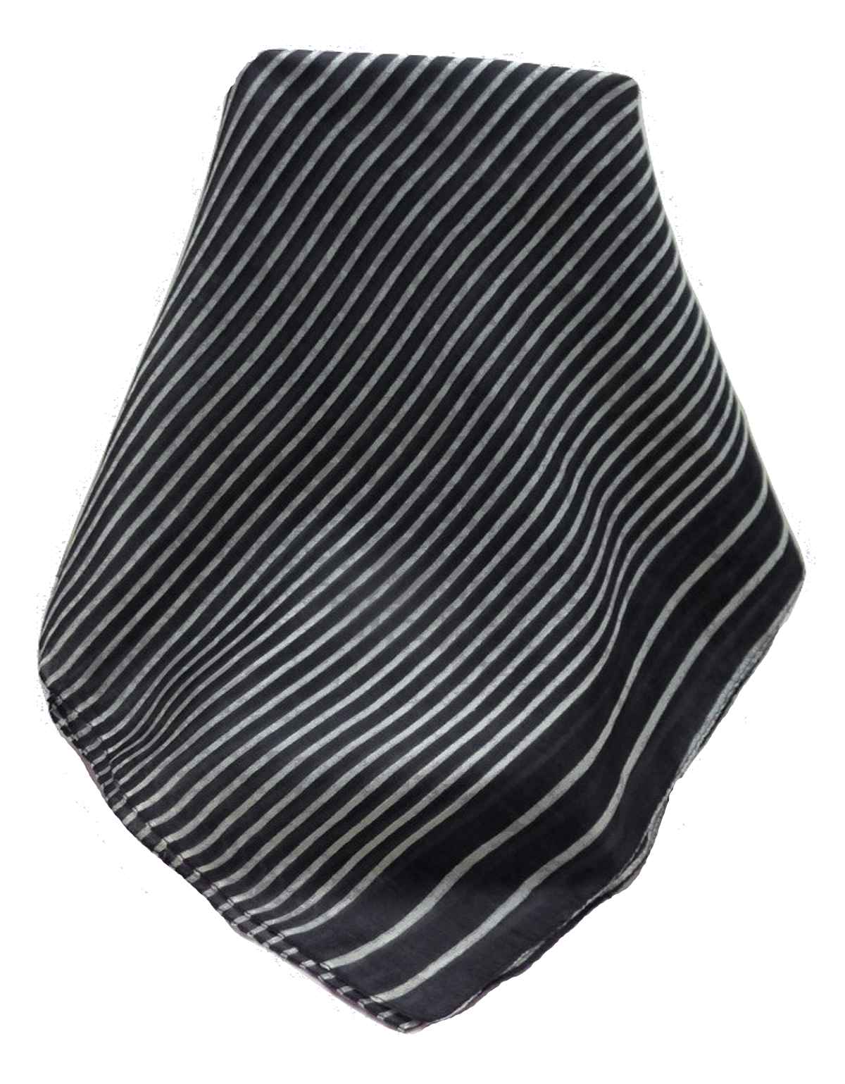 Mulberry Silk Contemporary Long Scarf Veena Black by Pashmina & Silk