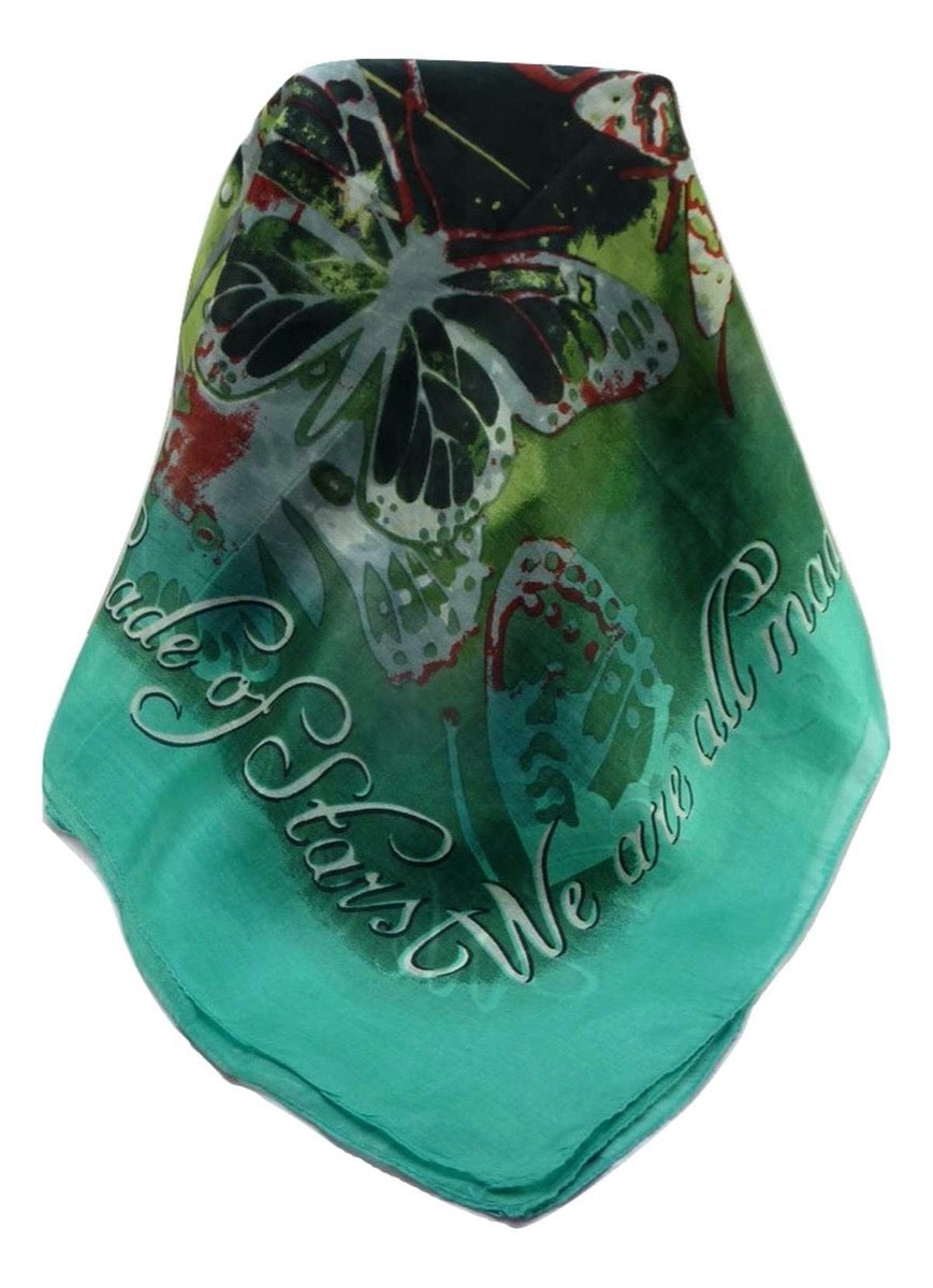 Contemporary Square Silk Scarf 1969 GIFT BOX WRAPPED by Pashmina & Silk