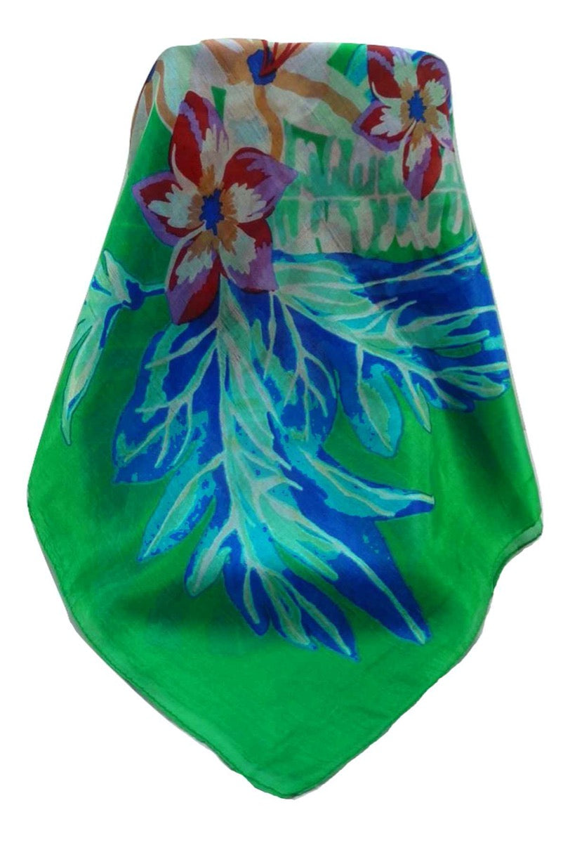 Contemporary Square Silk Scarf 2379 GIFT BOX WRAPPED by Pashmina & Silk