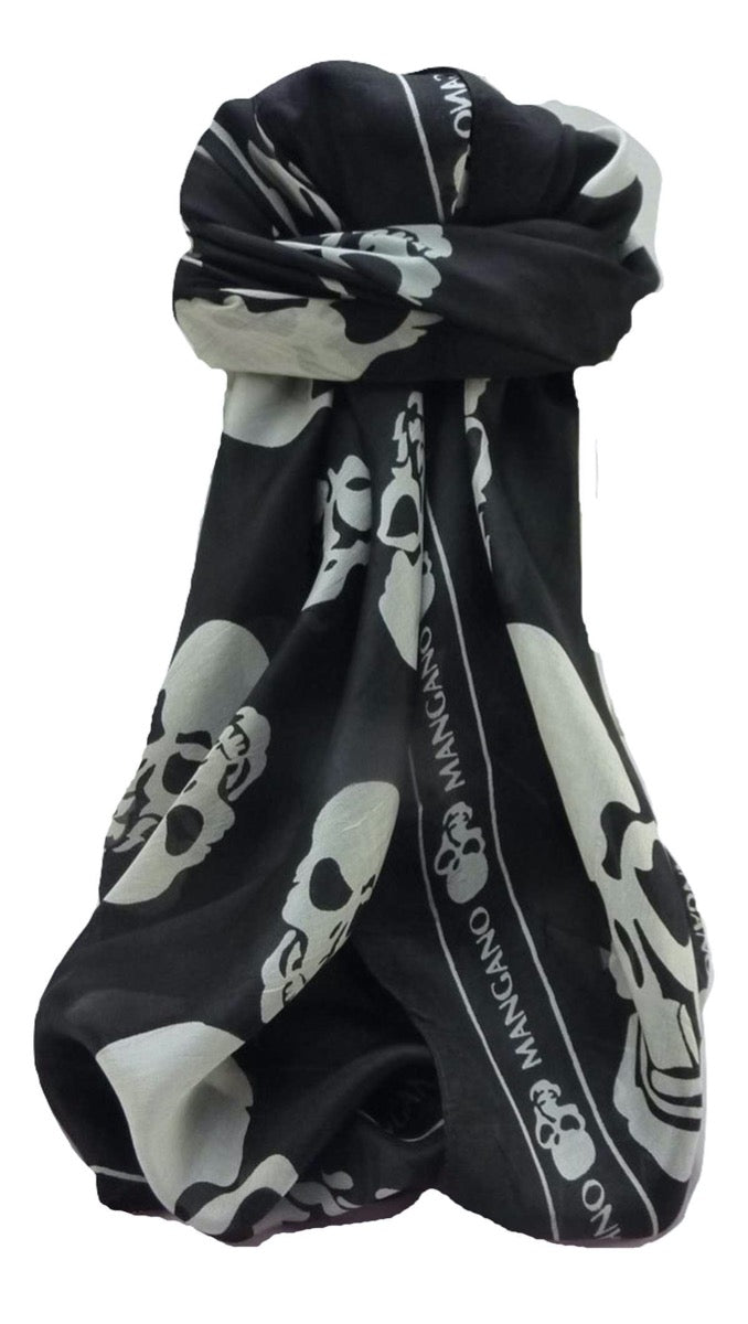 Contemporary Square Silk Scarf 3369 GIFT BOX WRAPPED by Pashmina & Silk