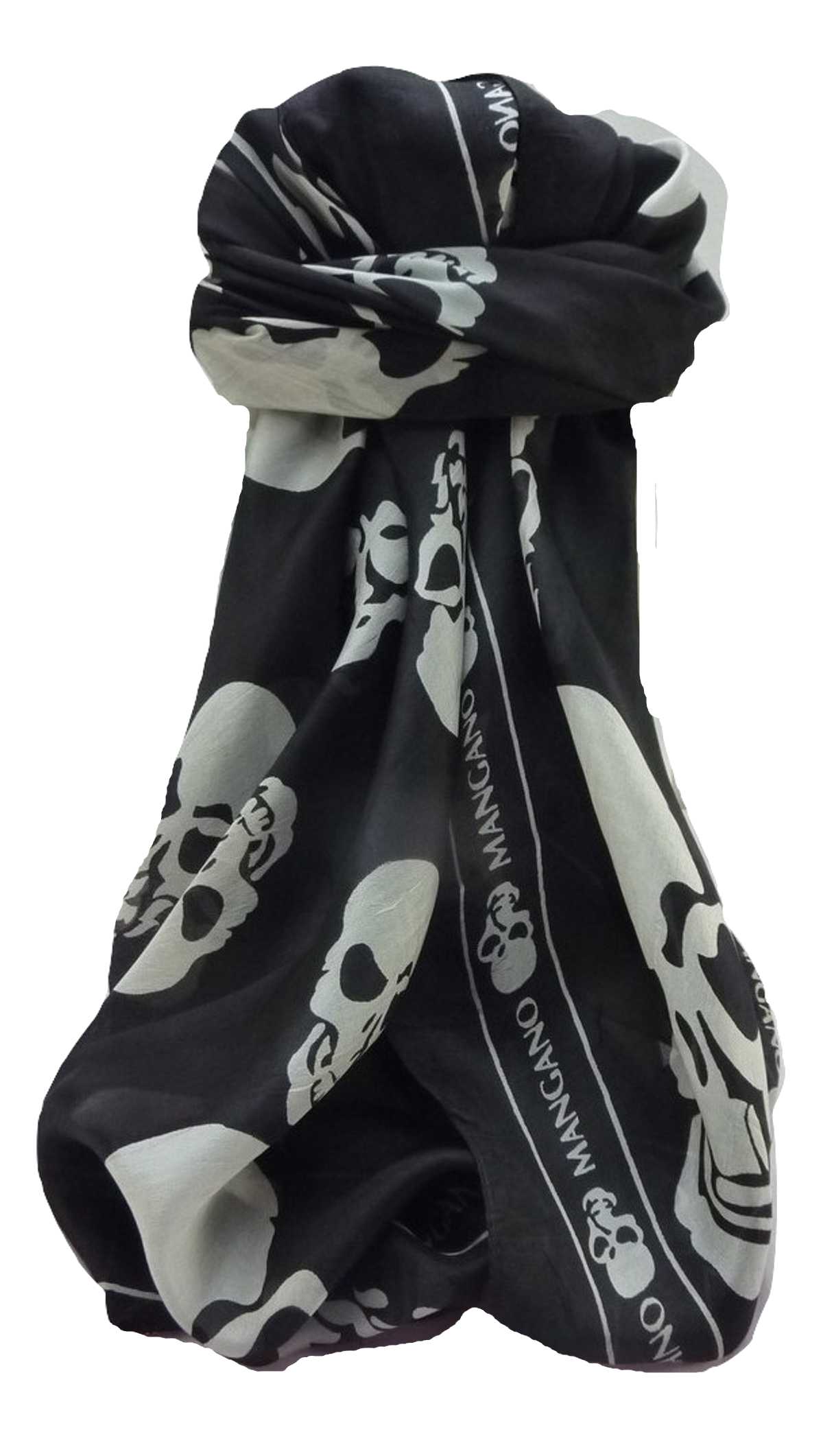 Mulberry Silk Contemporary Square Scarf Geometric G151 by Pashmina & Silk