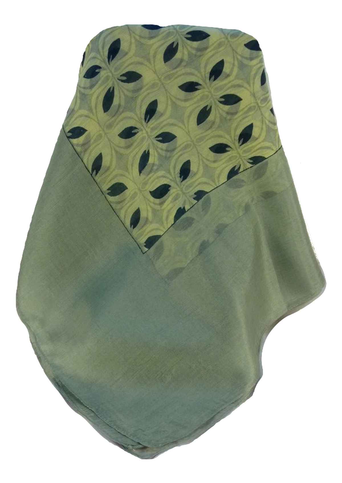 Mulberry Silk Contemporary Square Scarf Pranav Pearl by Pashmina & Silk