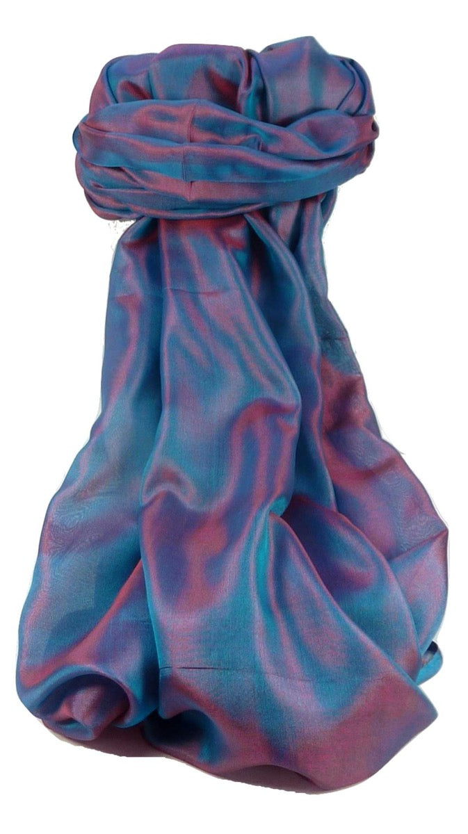 Varanasi 100% Silk Long Scarf Heritage Range AMEETA 1 by Pashmina & Silk