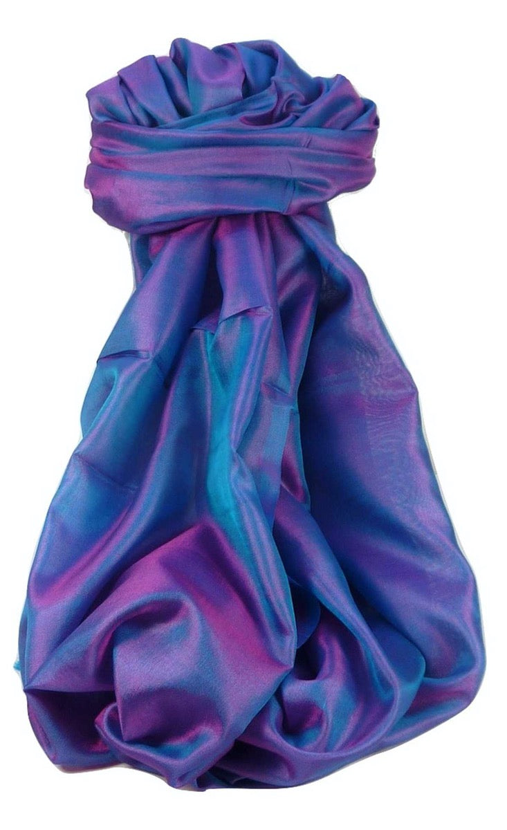 Varanasi 100% Silk Long Scarf Heritage Range AMEETA 2 by Pashmina & Silk