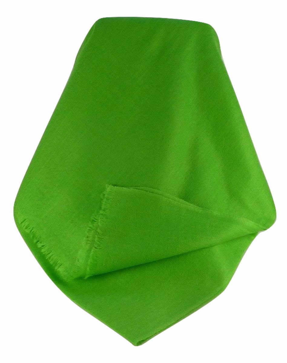 Fine Cashmere Scarf Karakoram Birds-Eye Weave Jade by Pashmina & Silk