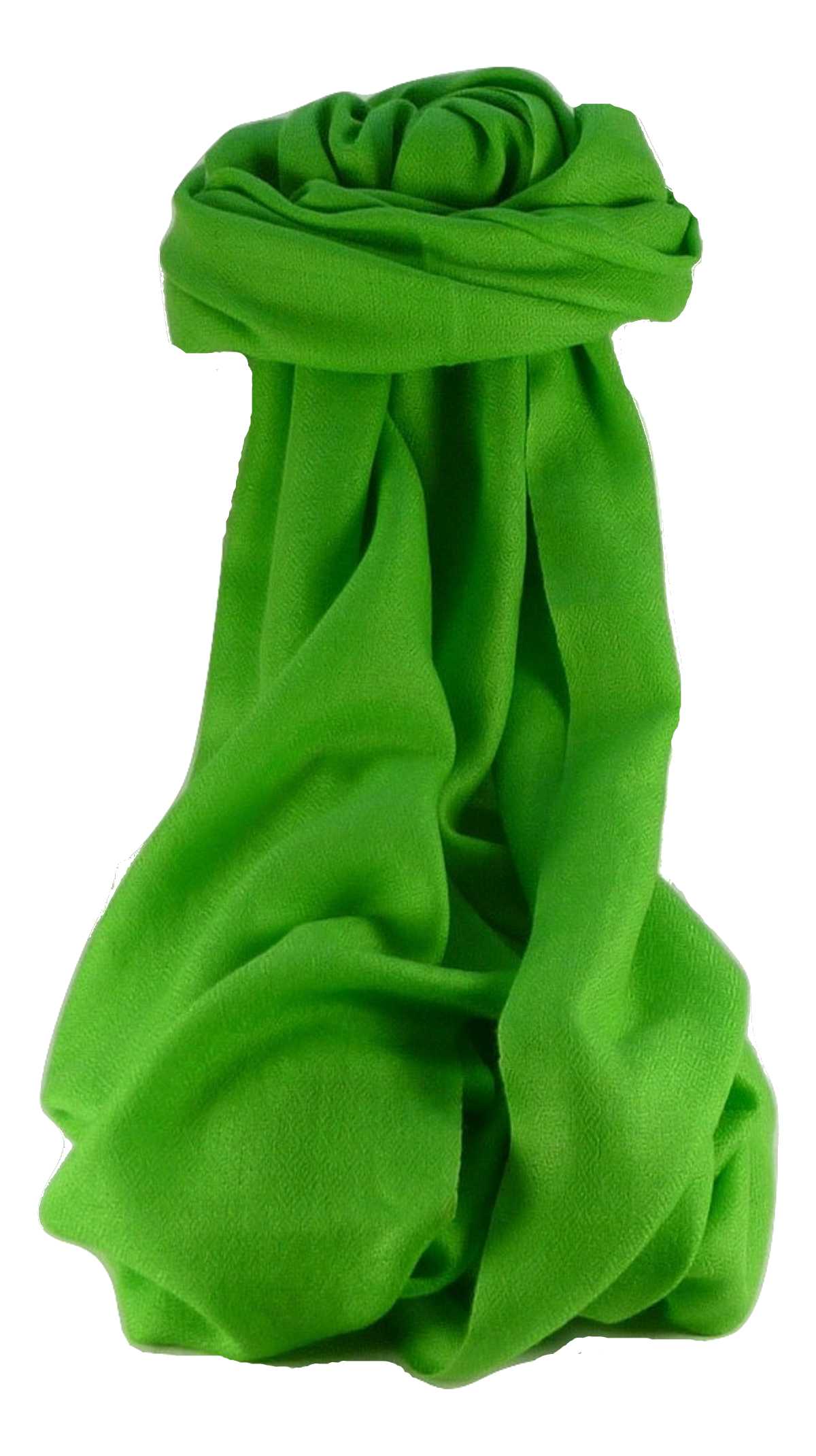 Fine Cashmere Scarf Karakoram Birds-Eye Weave Jade by Pashmina & Silk