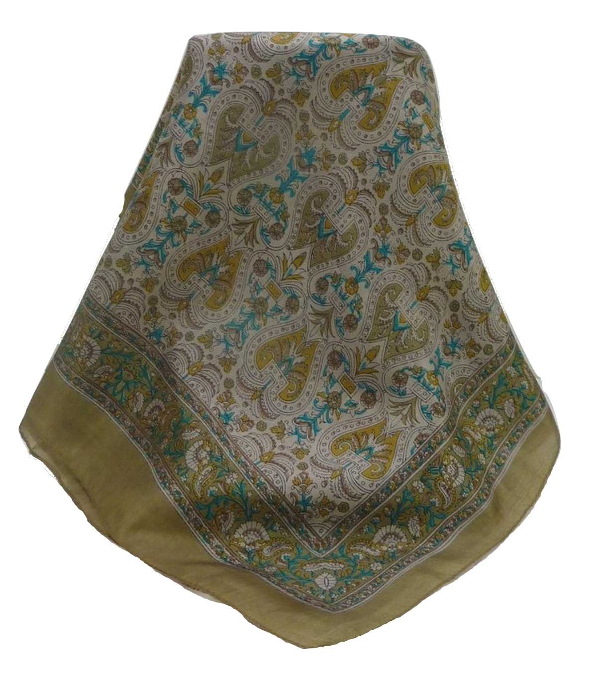 Tradizionale Sciarpa Longa di Seta Dwarak Chestnut di Pashmina & Silk