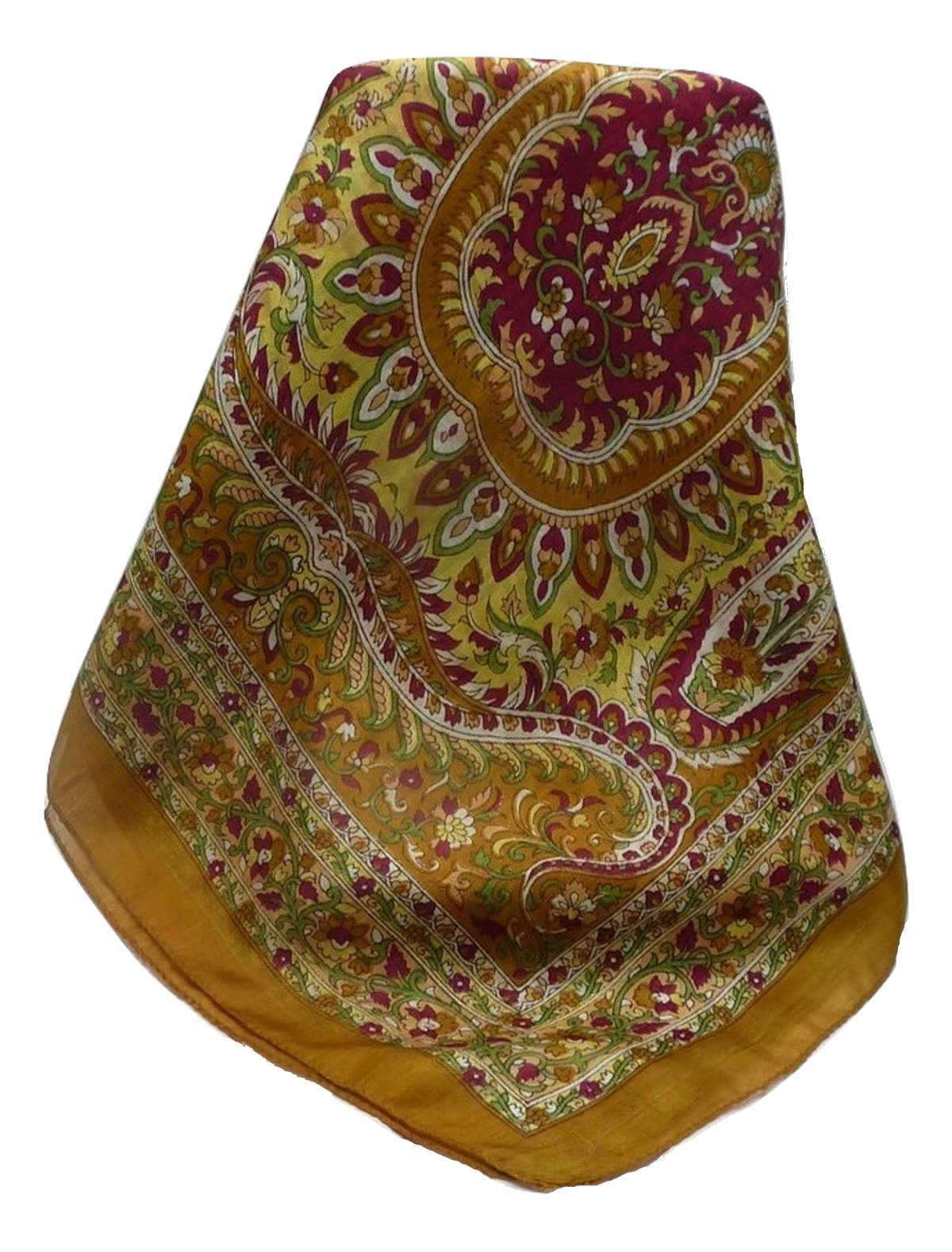 Tradizionale Sciarpa Longa di Seta Karita Chestnut di Pashmina & Silk