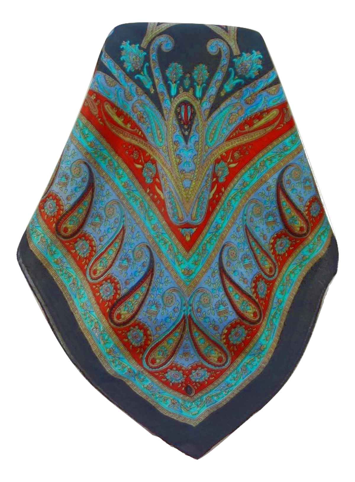 Echarpe Traditional Soie de Mûrier Yana Black de Pashmina & Silk 