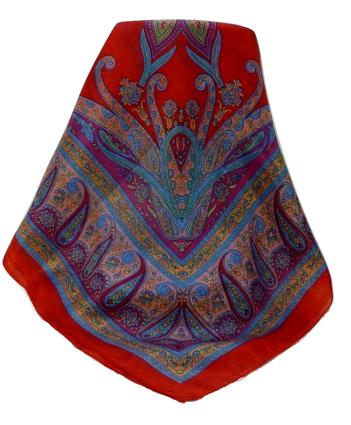Echarpe Traditional Soie de Mûrier Yana Scarlet de Pashmina & Silk 
