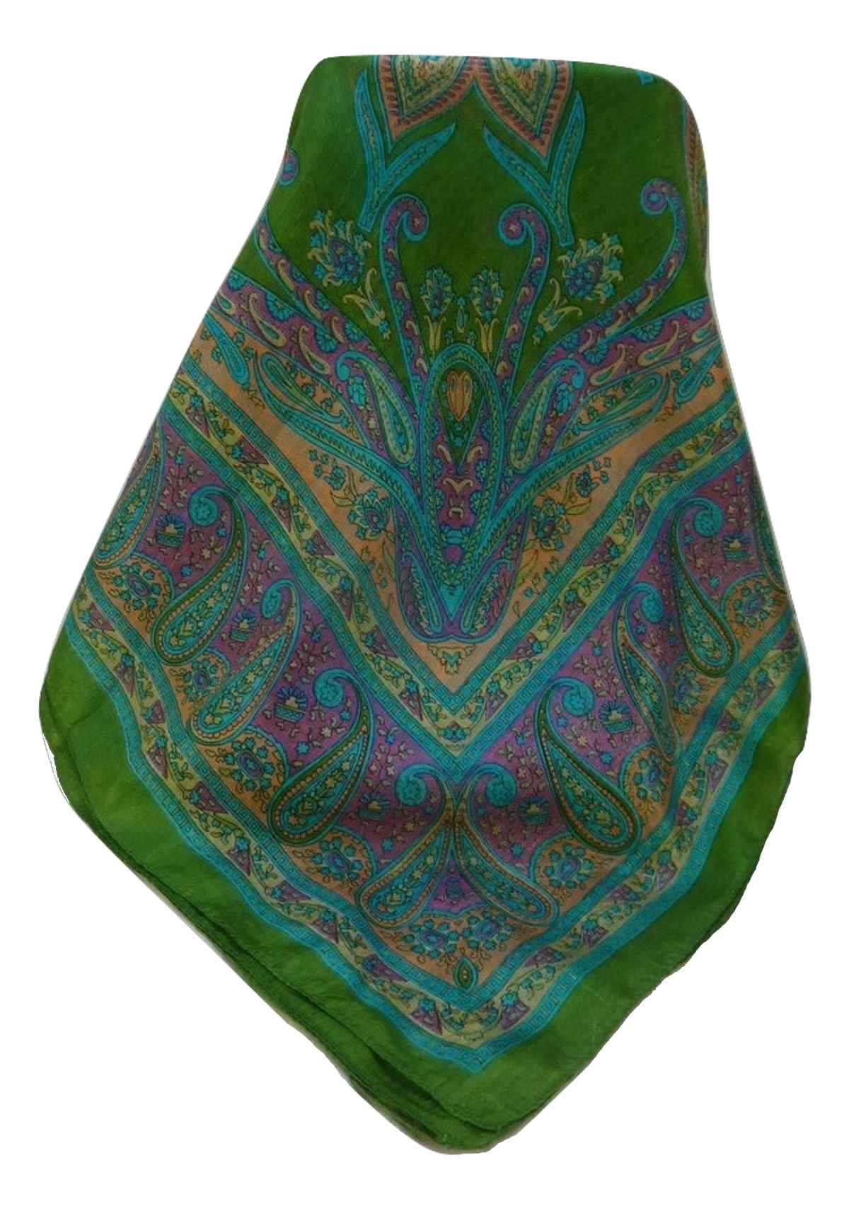 Echarpe Traditional Soie de Mûrier Yana Sage de Pashmina & Silk 