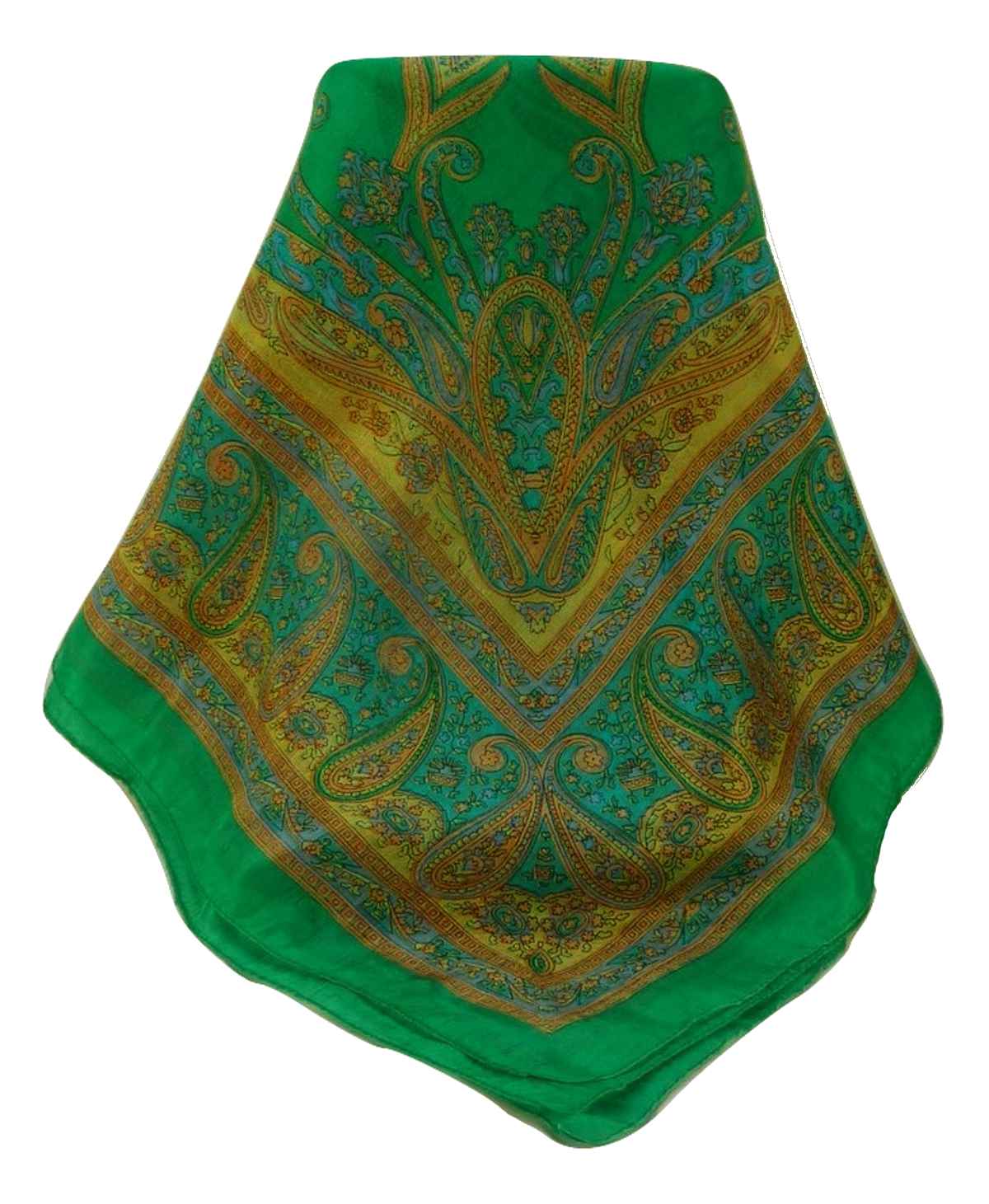 Echarpe Traditional Soie de Mûrier Yana Emerald de Pashmina & Silk 