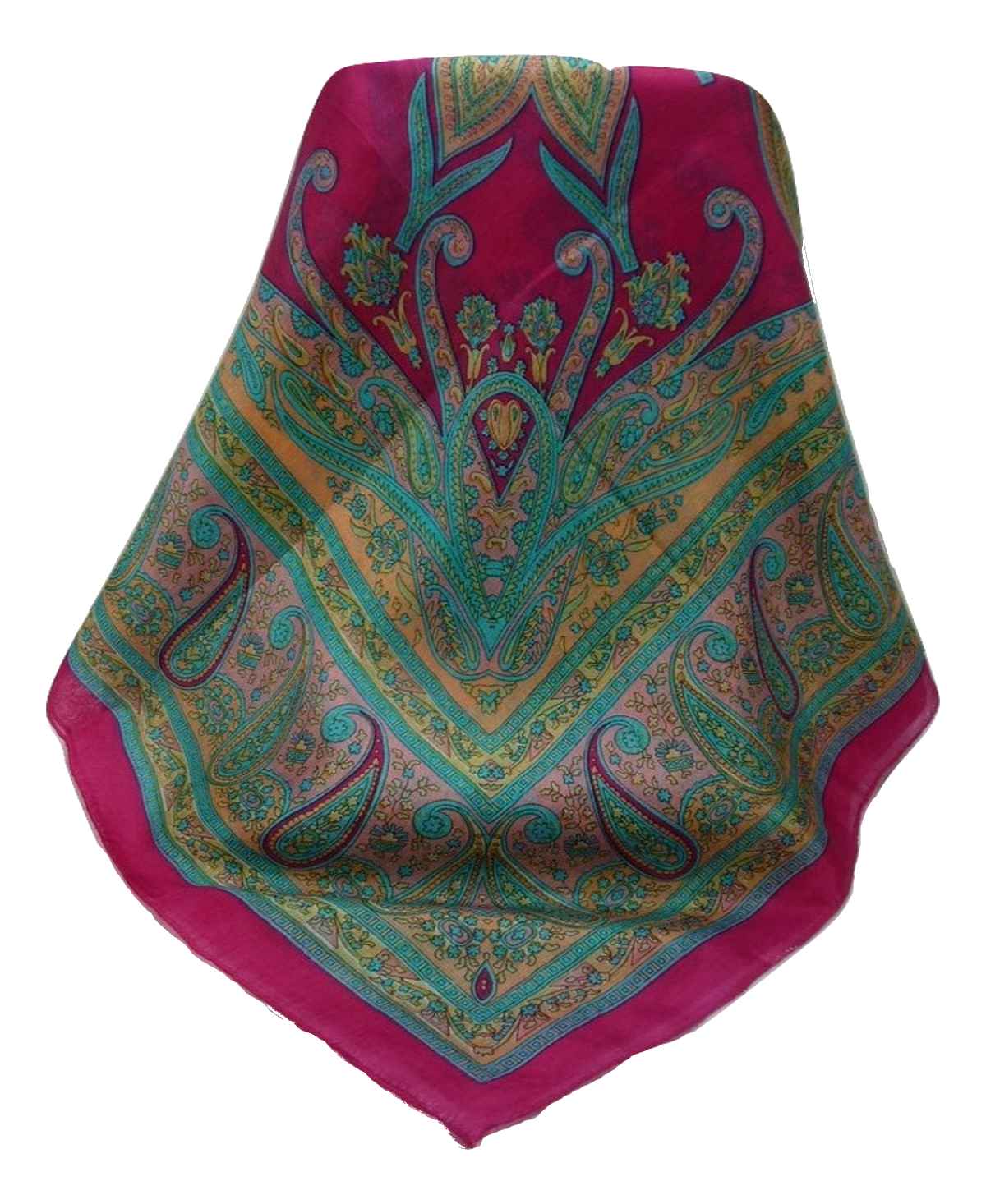 Echarpe Traditional Soie de Mûrier Yana Cerise de Pashmina & Silk 
