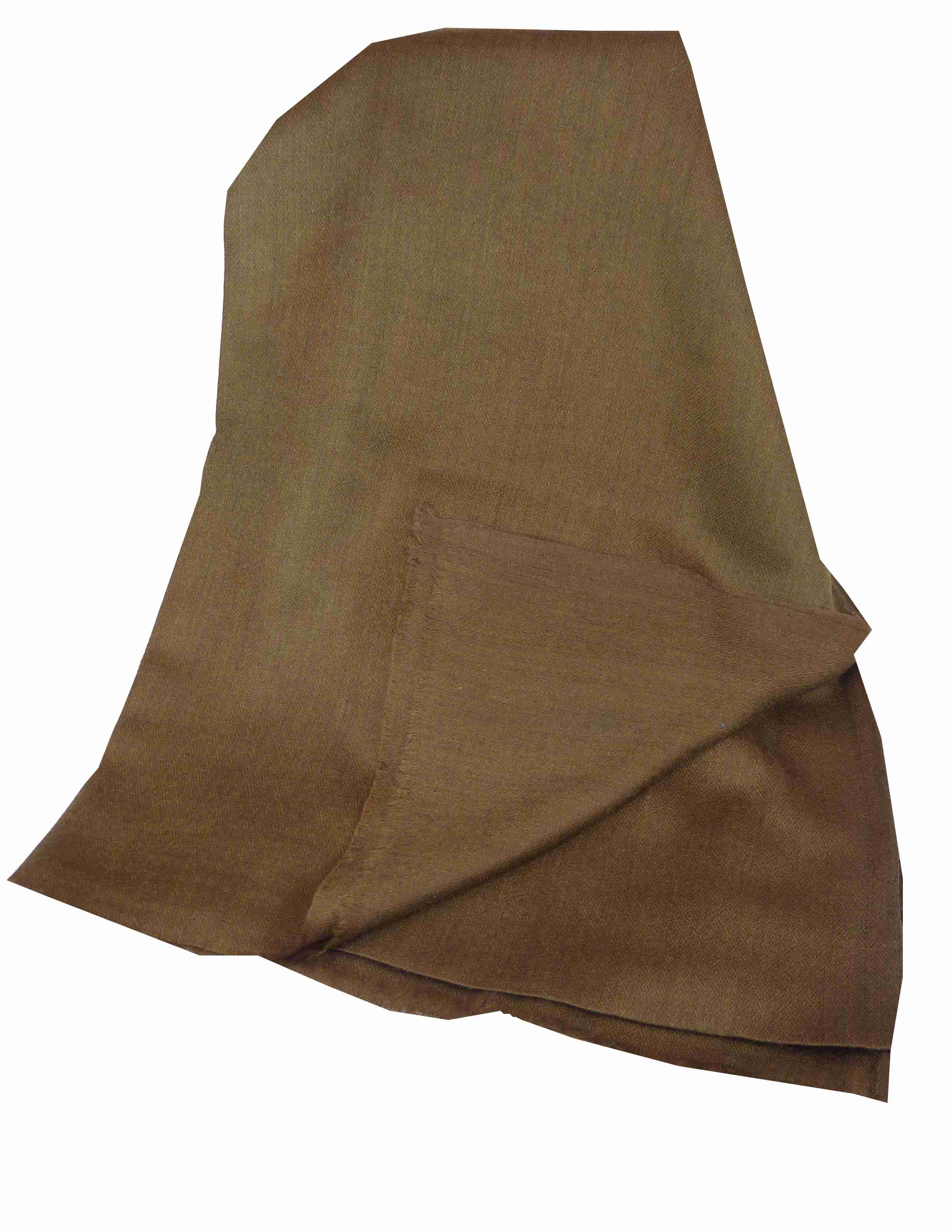 Cashmere Stola Fino Karakorum Birds Eye-Weave Chocolate di Pashmina & Silk