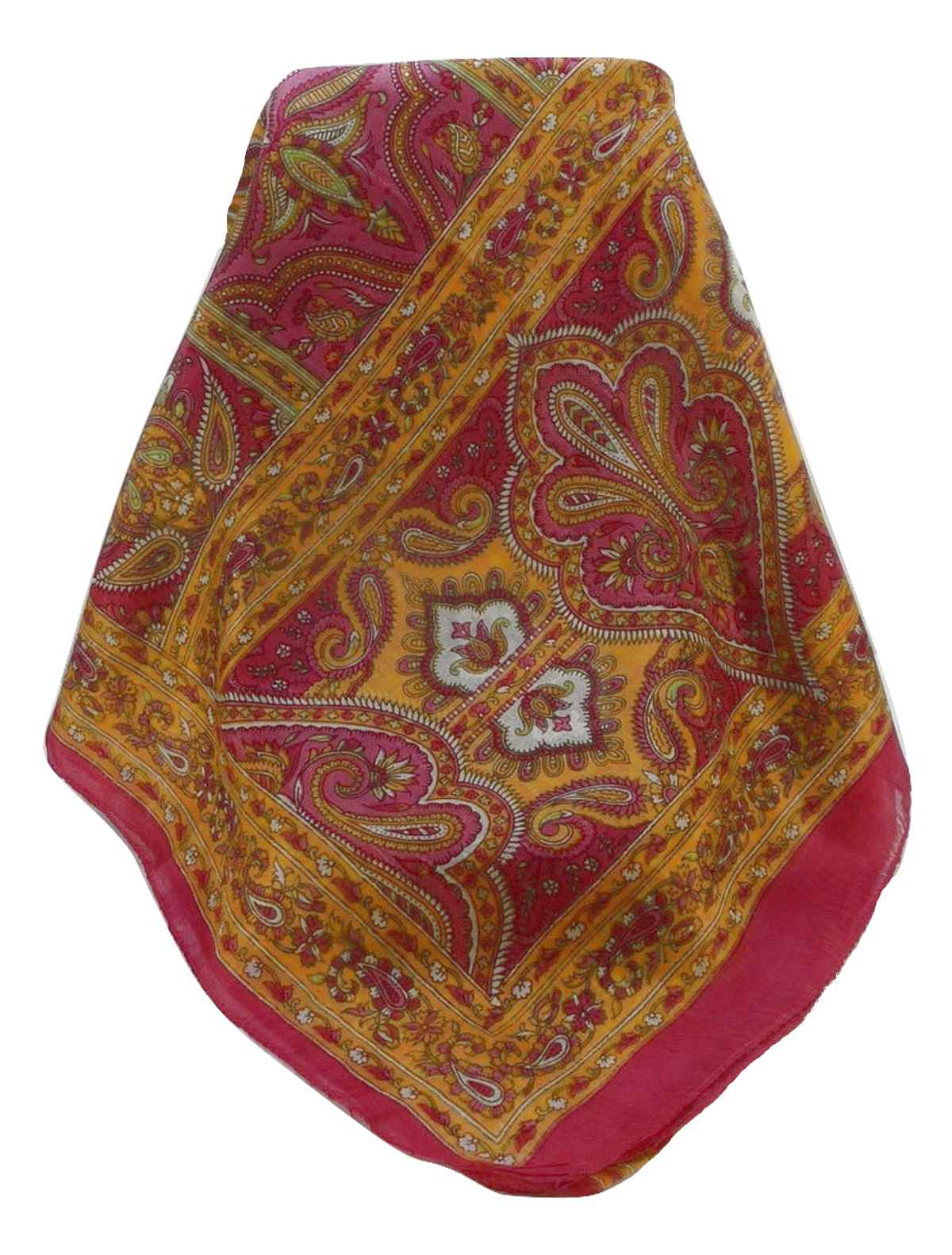 Mulberry Silk Traditional Long Scarf Daman Rose by Pashmina & Silk