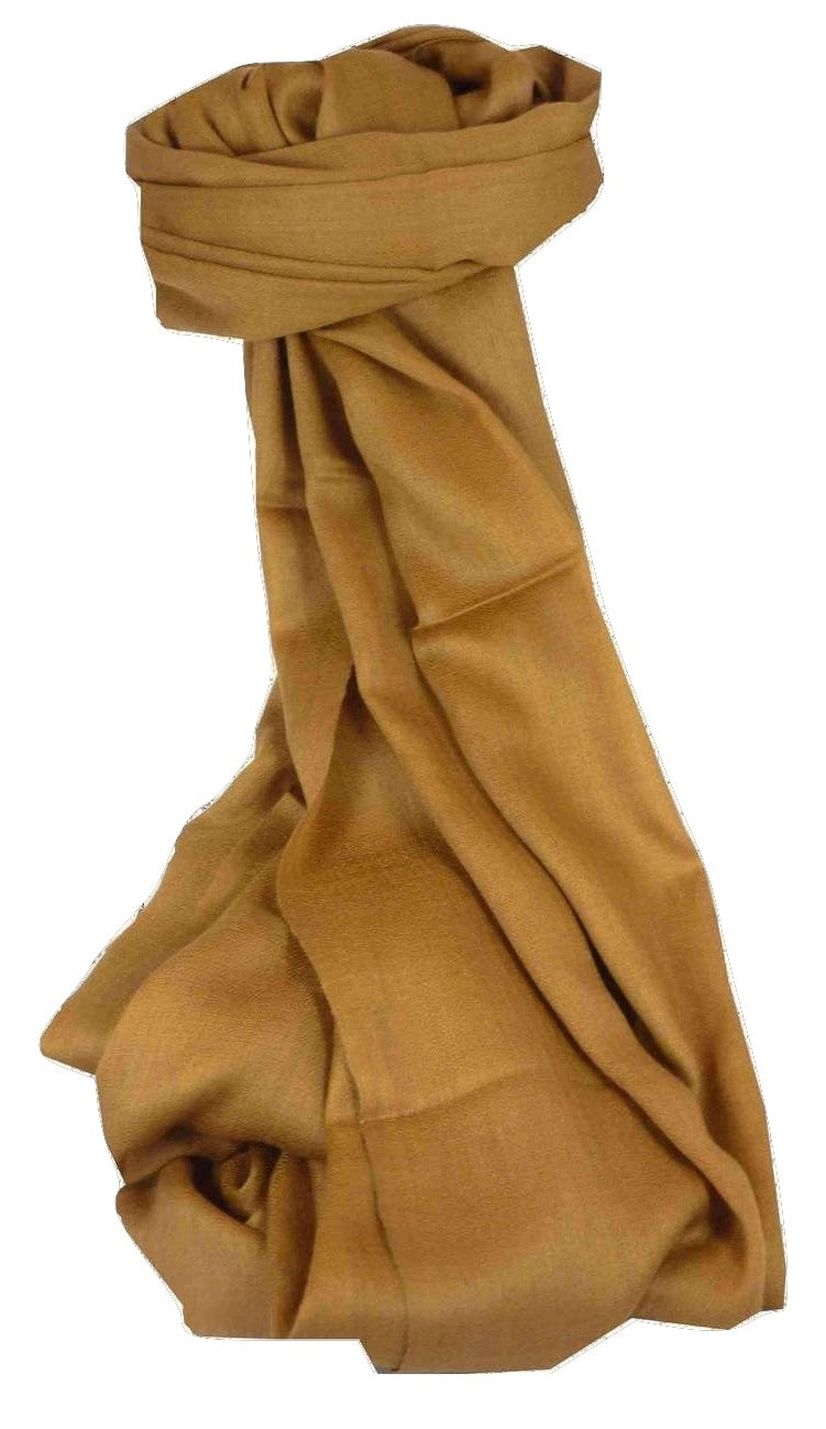 Cashmere Stola Fino Karakorum Birds Eye-Weave Caramel di Pashmina & Silk