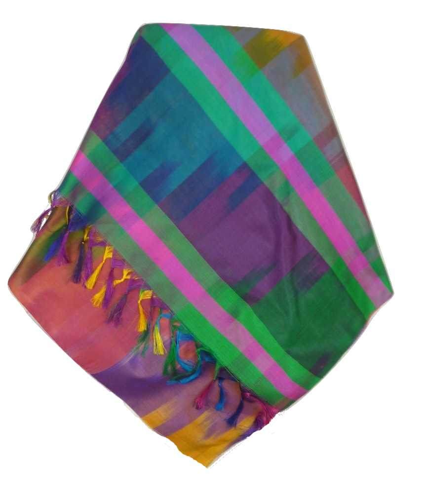 Varanasi Premium Silk Long Scarf 2739 GIFT BOX WRAPPED by Pashmina & Silk