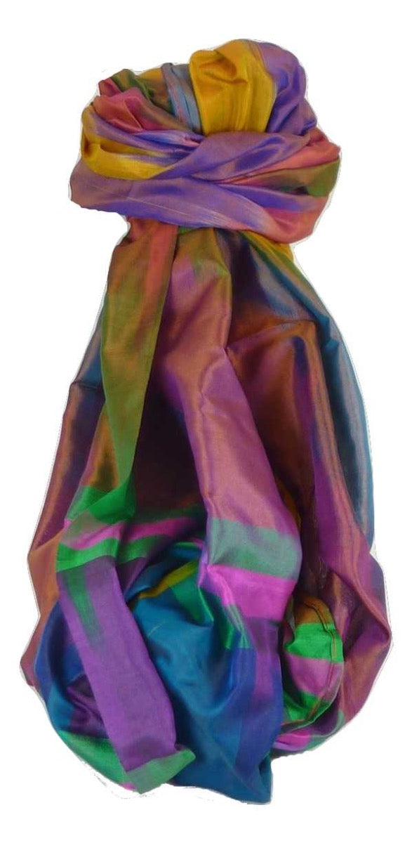 Varanasi Premium Silk Long Scarf 2739 GIFT BOX WRAPPED by Pashmina & Silk