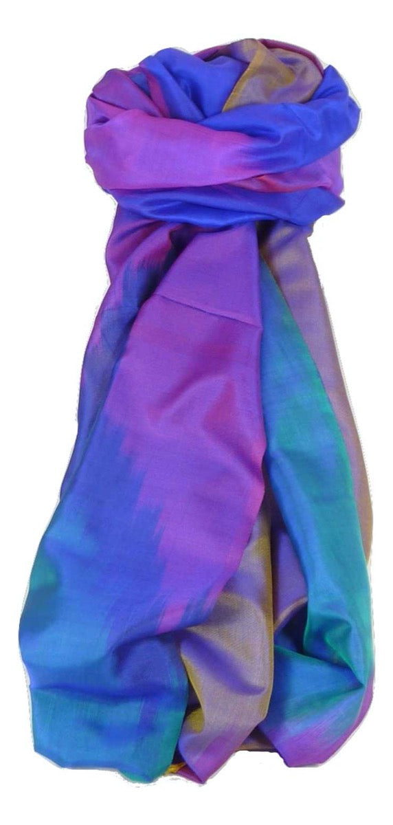 Varanasi Premium Silk Long Scarf 2869 GIFT BOX WRAPPED by Pashmina & Silk