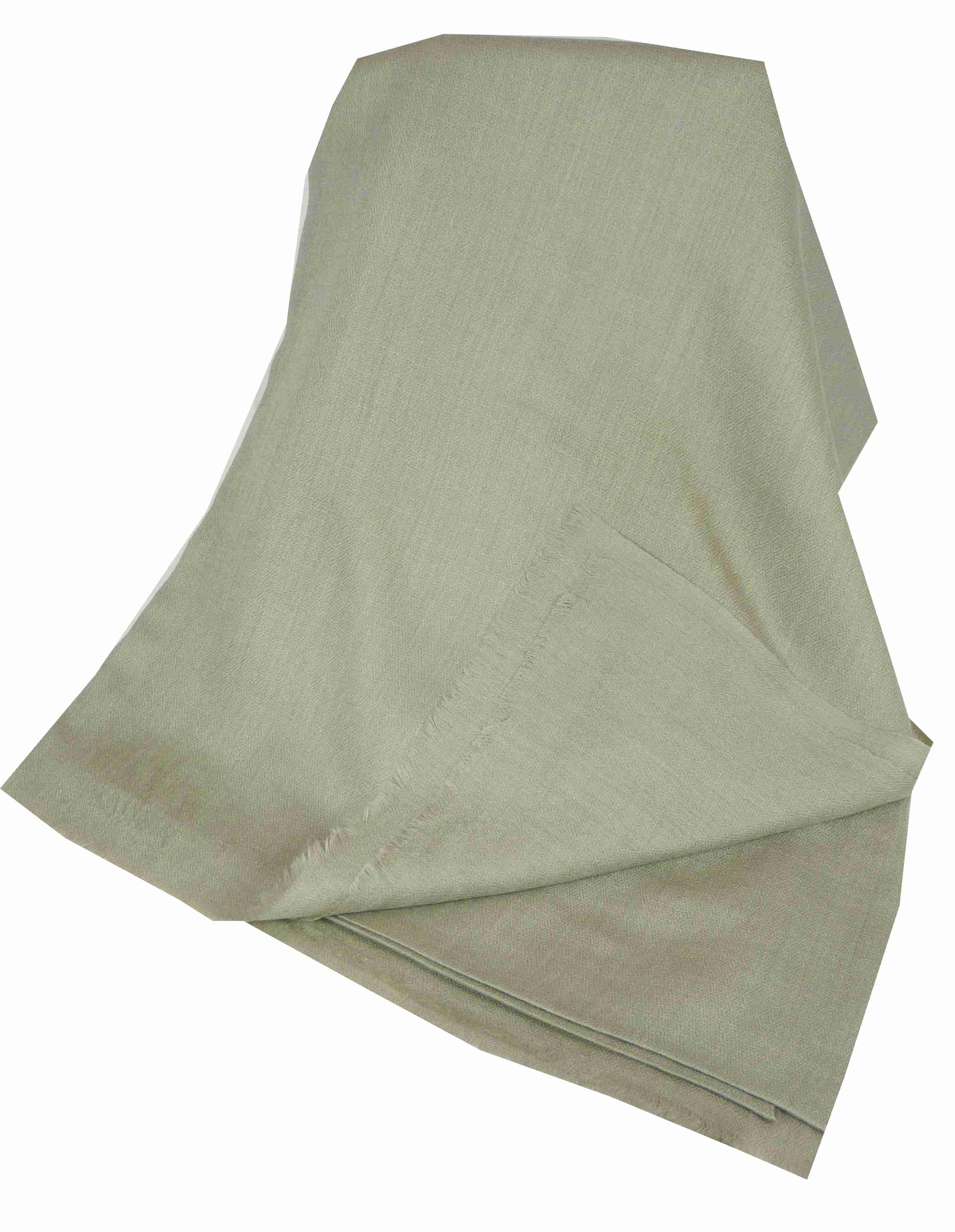 Cashmere Stola Fino Karakorum Birds Eye-Weave Fawn di Pashmina & Silk