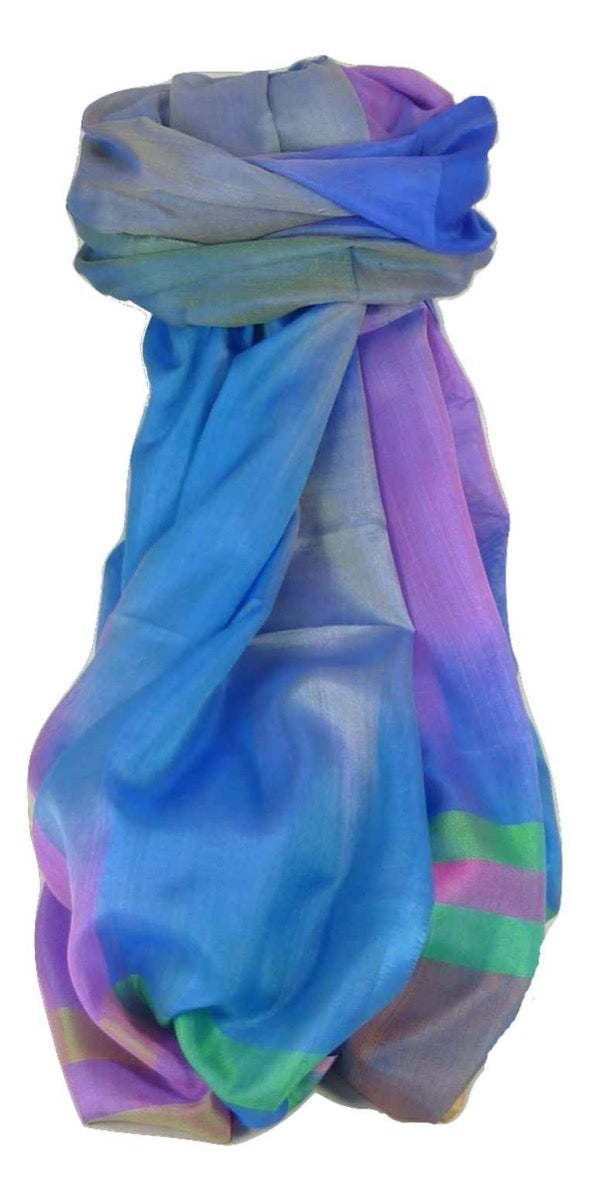 Varanasi Premium Silk Long Scarf 3019 GIFT BOX WRAPPED by Pashmina & Silk