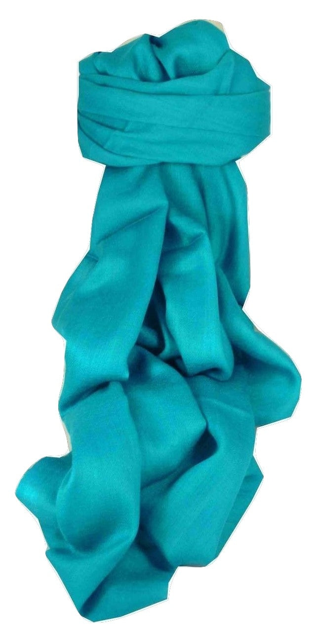 Cashmere Stola Fino Karakorum Birds Eye-Weave Forget Me Not di Pashmina & Silk