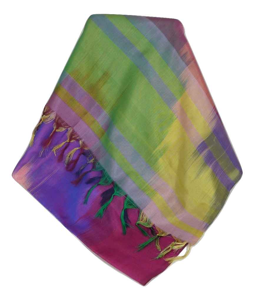 Varanasi Premium Silk Long Scarf 3279 GIFT BOX WRAPPED by Pashmina & Silk