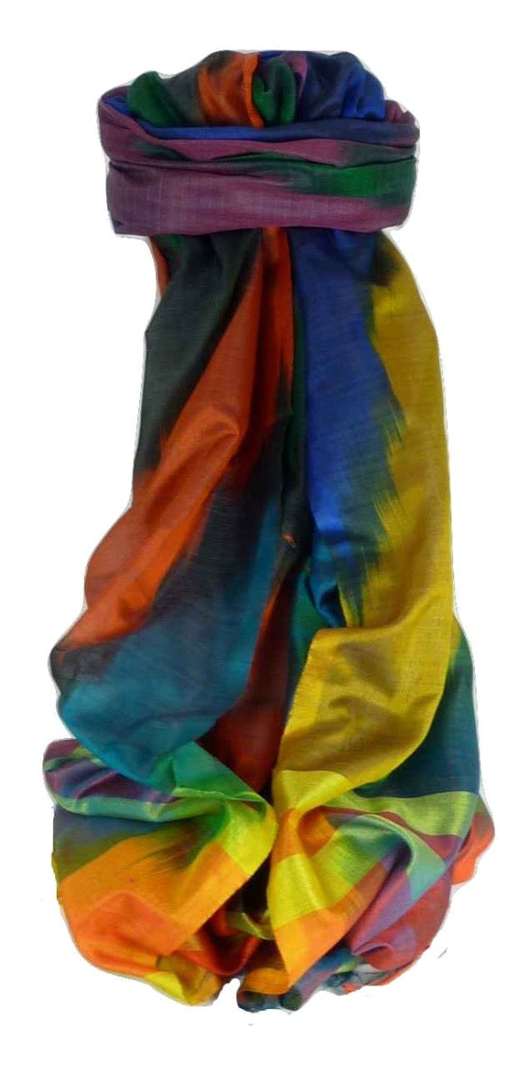 Varanasi Ekal Sciarpa di Seta Heritage Tiwari 4 da Pashmina & Silk