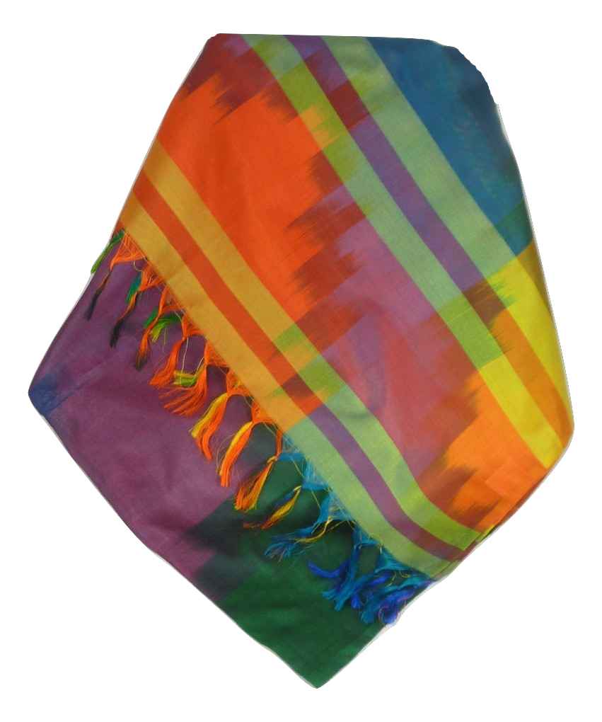 Varanasi Ekal Sciarpa di Seta Heritage Tiwari 4 da Pashmina & Silk