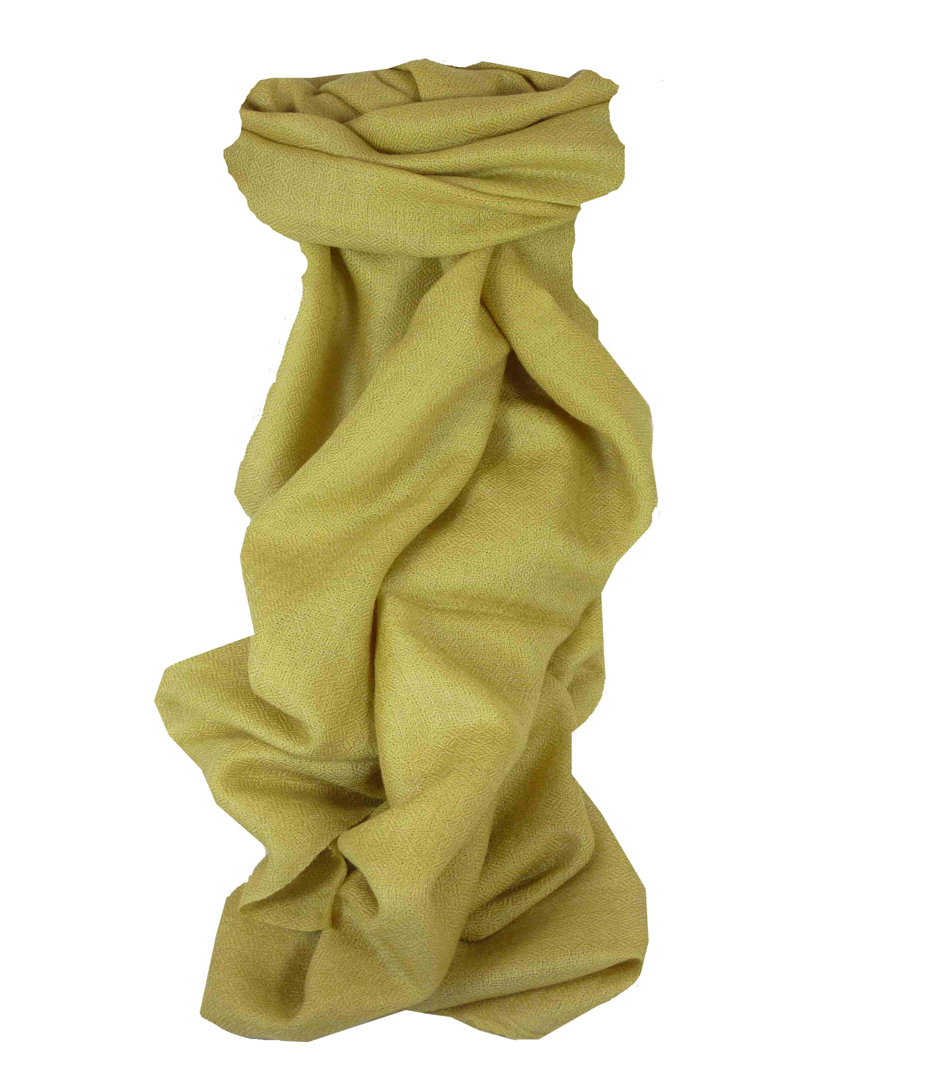 Per Uomo Cashmere Sciarpa Fino Old Gold di Pashmina & Silk