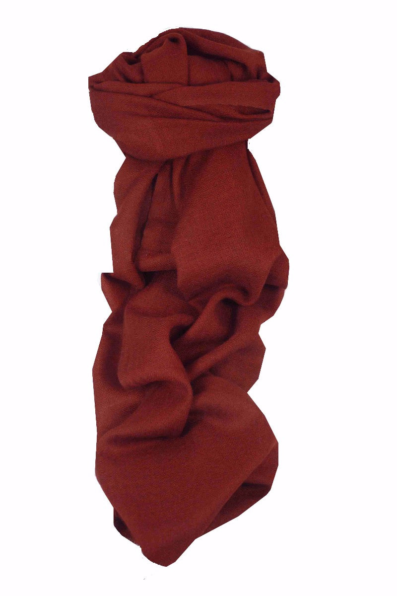 Cashmere Sciarpa Fino Karakorum Birds Eye-Weave WINE 