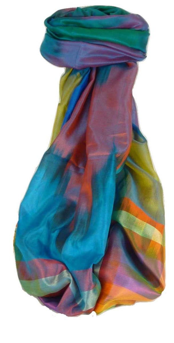Varanasi Ekal Sciarpa di Seta Heritage Tiwari 6 da Pashmina & Silk