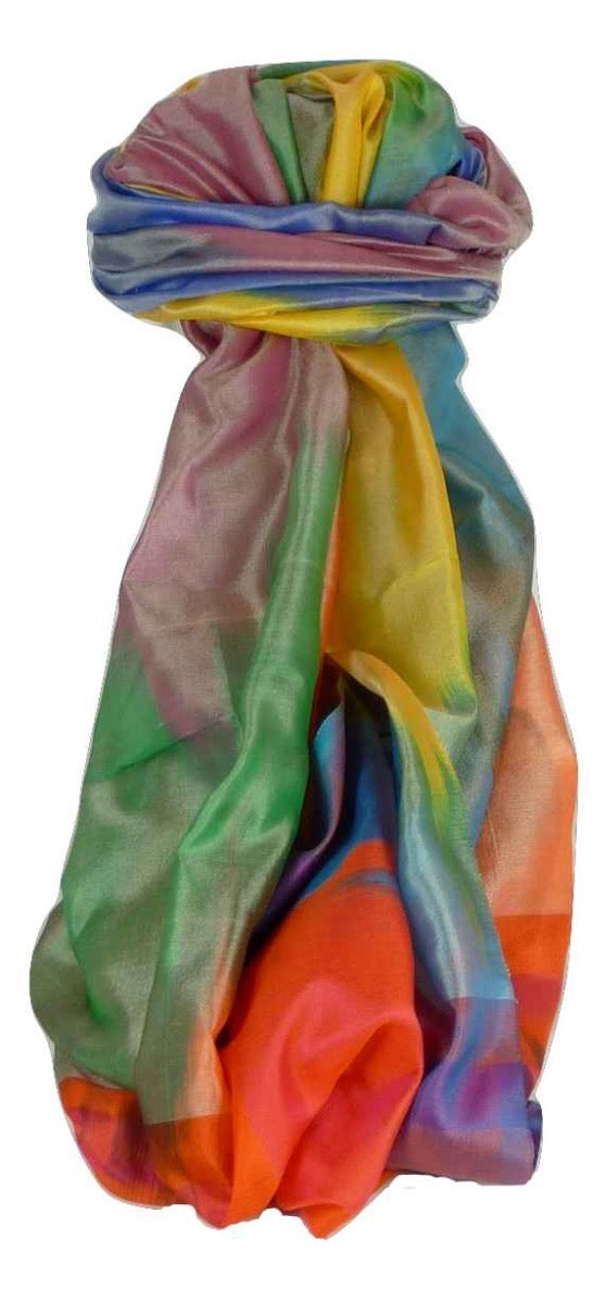 Varanasi Ekal Sciarpa di Seta Heritage Tiwari 7 da Pashmina & Silk