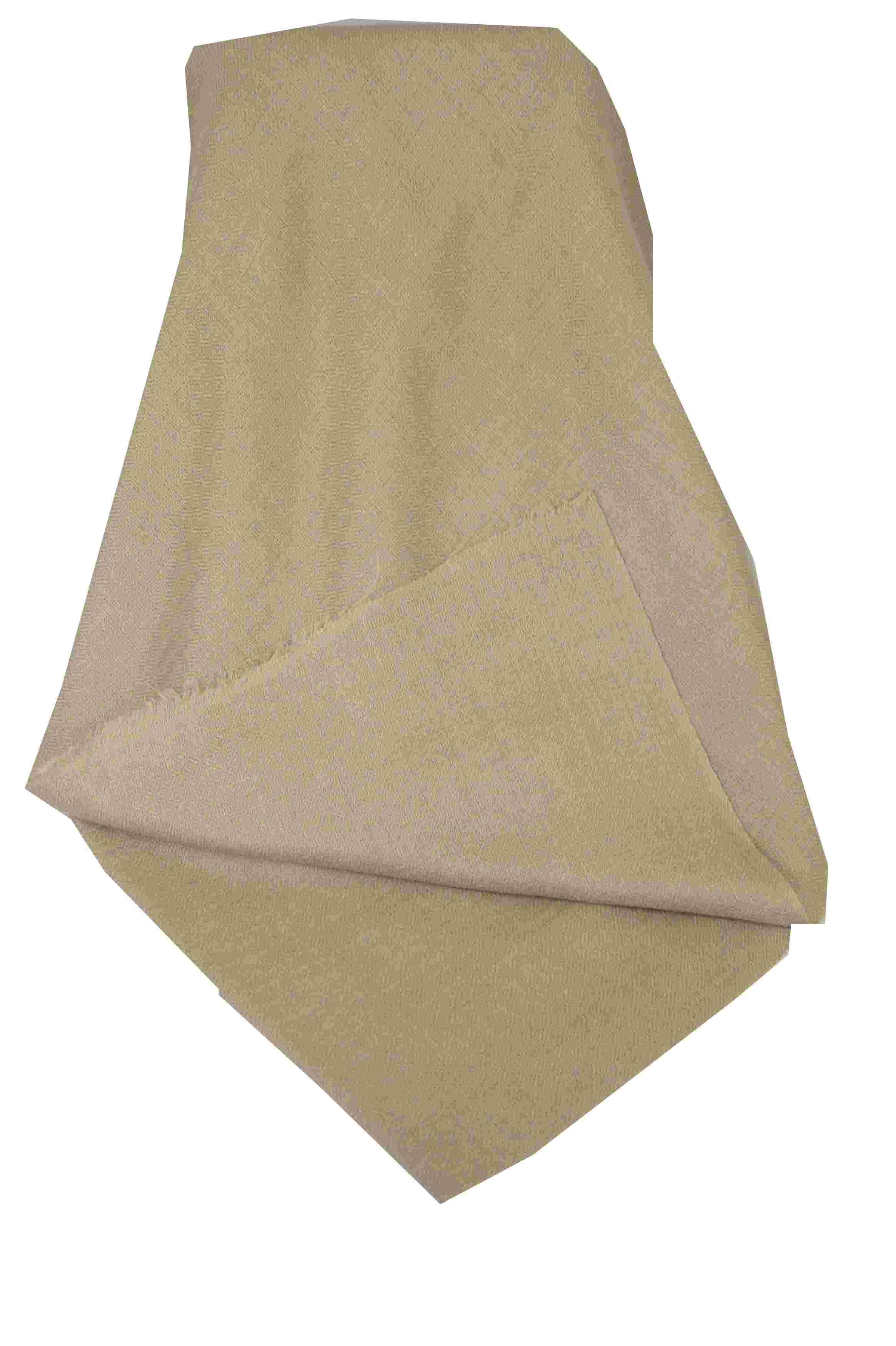 Fine Cashmere Scarf Karakoram Birds-Eye Weave Cappuchino by Pashmina & Silk