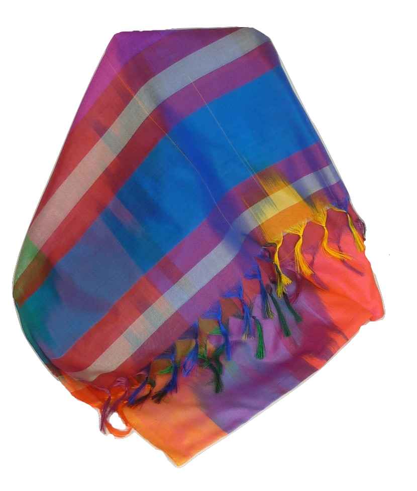 Varanasi Premium Silk Long Scarf 4269 GIFT BOX WRAPPED by Pashmina & Silk