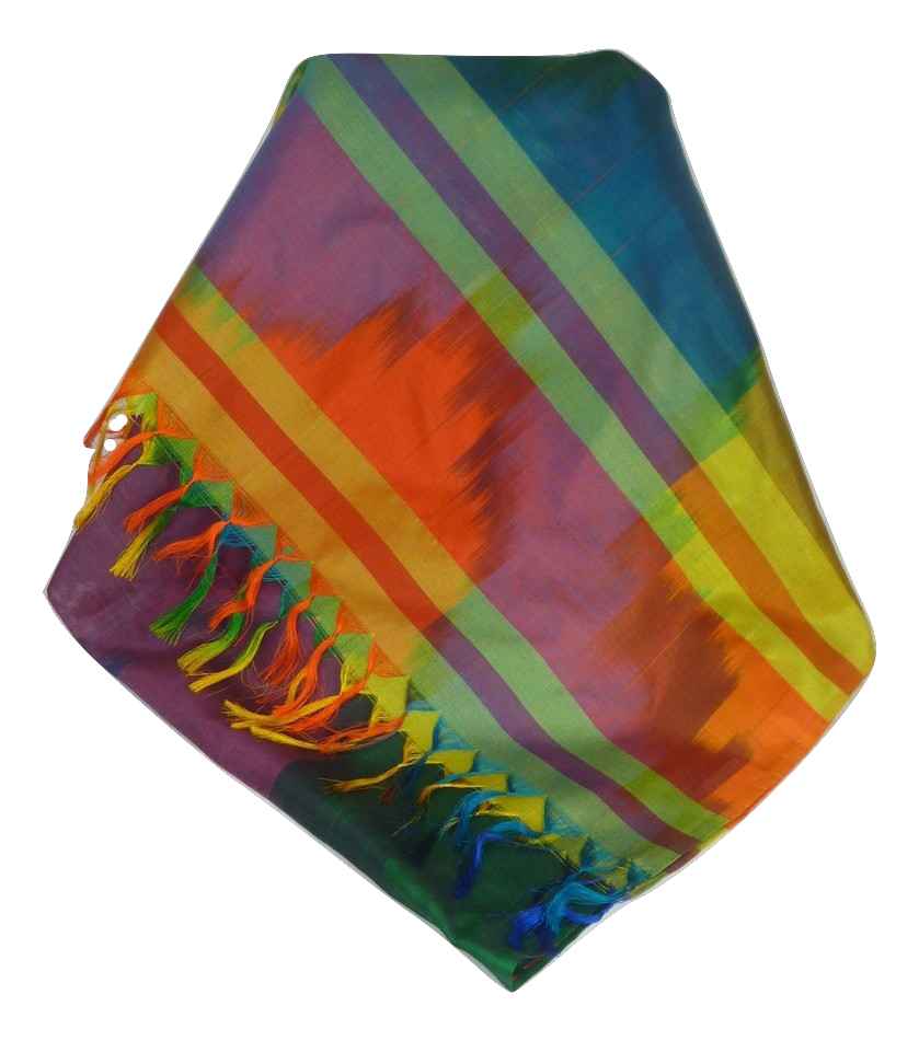 Varanasi Ekal Sciarpa di Seta Heritage Tiwari 10 da Pashmina & Silk