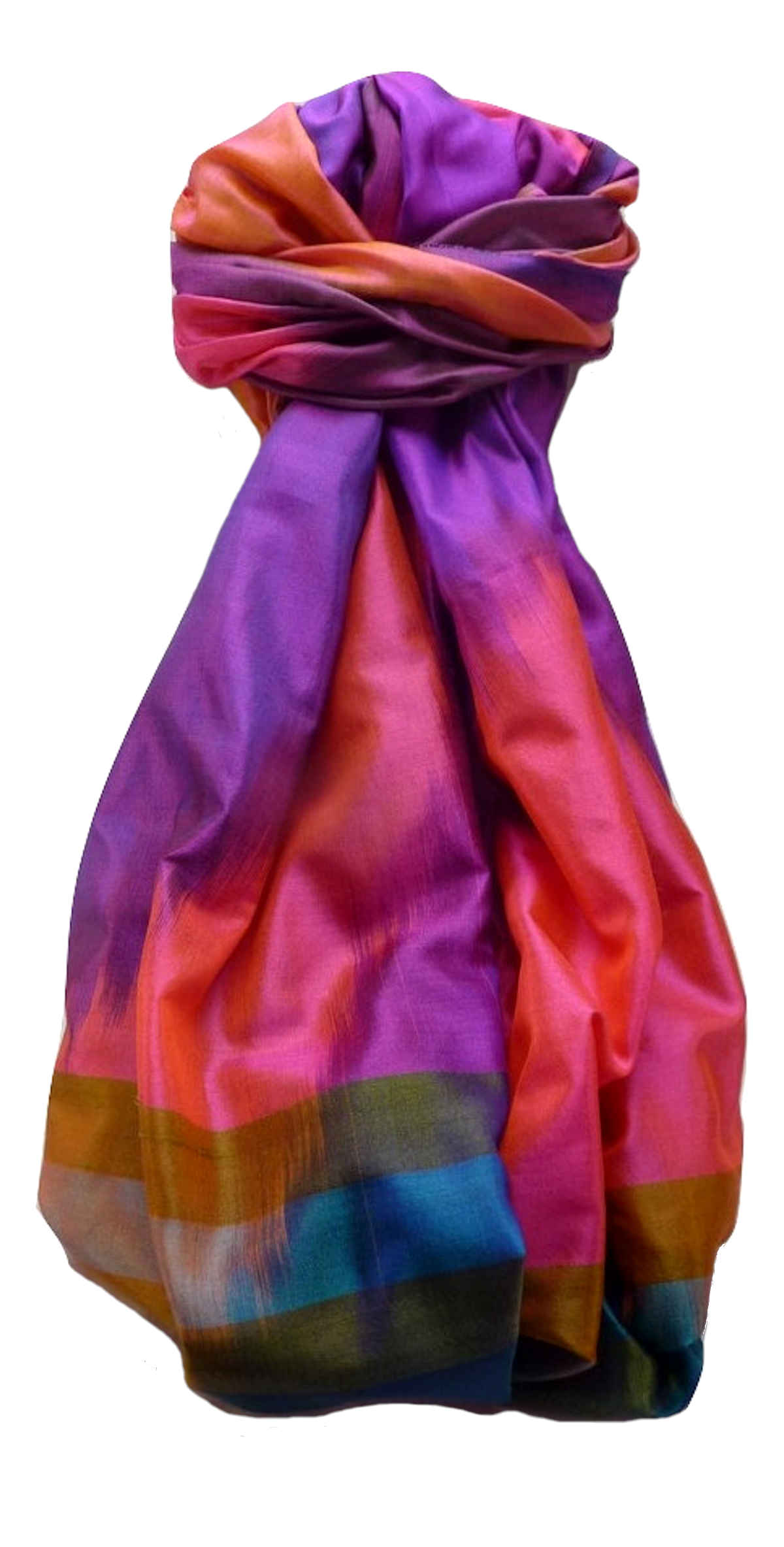 Varanasi Ekal Foulard de Soie Darsha 3 Gamme Heritage par Pashmina & Silk