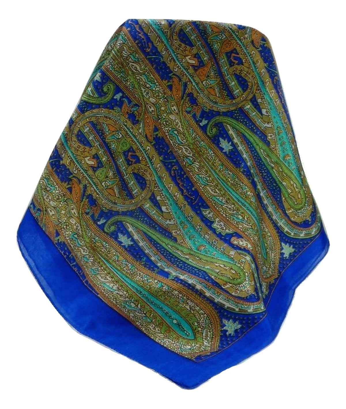 Foulard Traditional Soie de Mûrier Gosthani Blue de Pashmina & Silk 