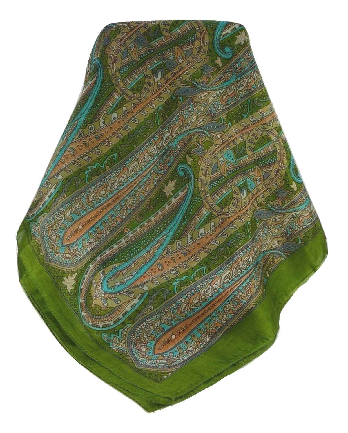 Foulard Traditional Soie de Mûrier Gosthani Sage de Pashmina & Silk 