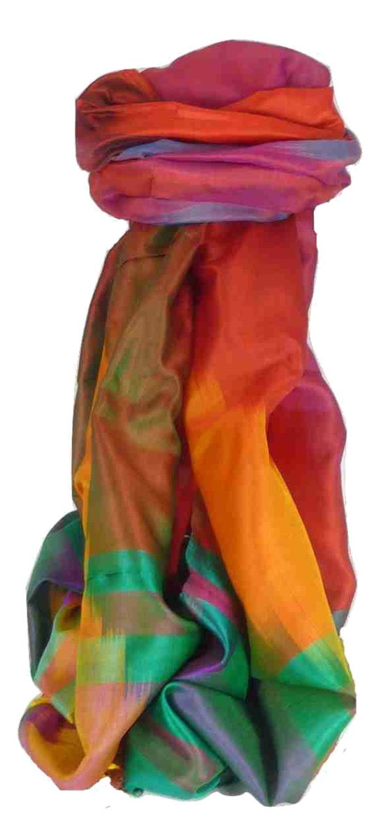 Varanasi Ekal Premium Silk Long Scarf Heritage Batra 2 by Pashmina & Silk