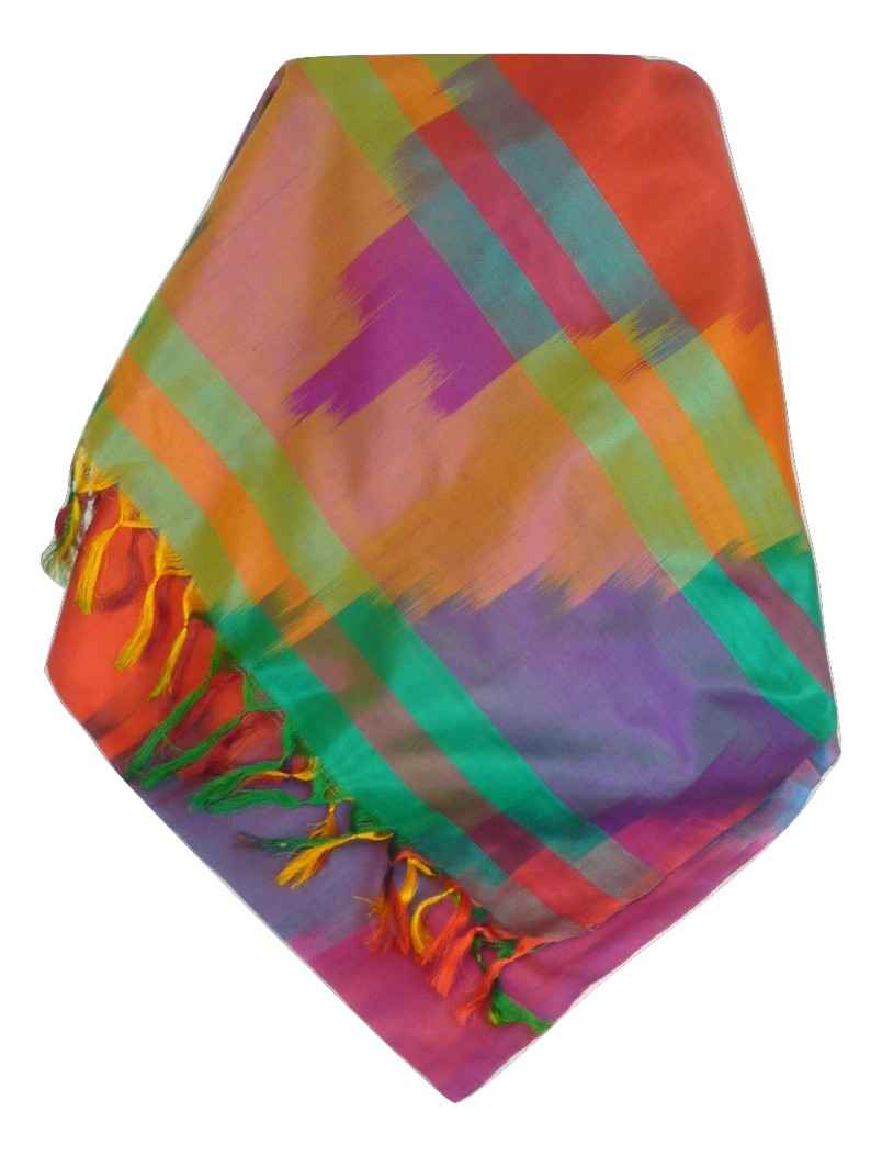 Varanasi Ekal Premium Silk Long Scarf Heritage Batra 2 by Pashmina & Silk
