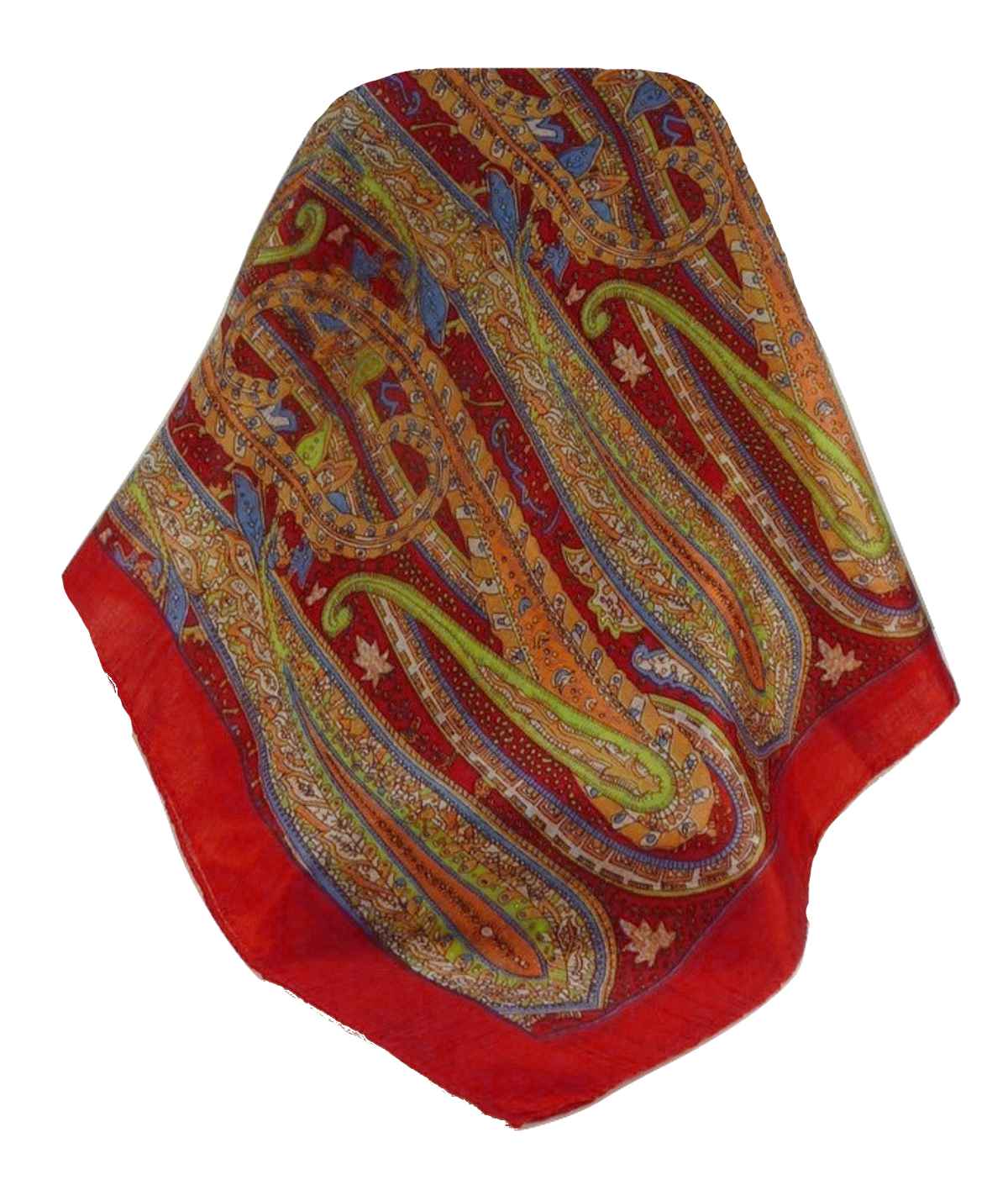 Foulard Traditional Soie de Mûrier Gosthani Scarlet de Pashmina & Silk 