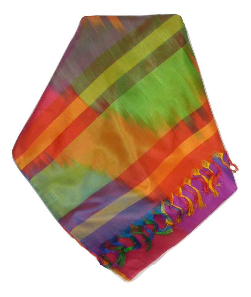 Varanasi Premium Silk Long Scarf 5869 GIFT BOX WRAPPED by Pashmina & Silk