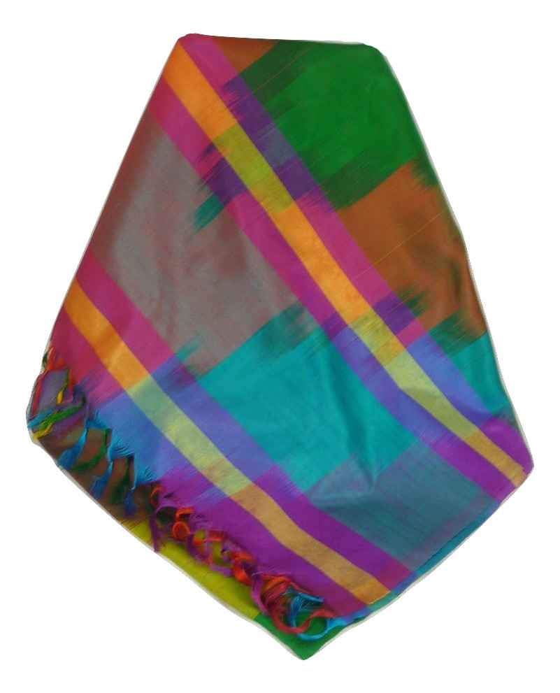 Varanasi Premium Silk Long Scarf 6149 GIFT BOX WRAPPED by Pashmina & Silk