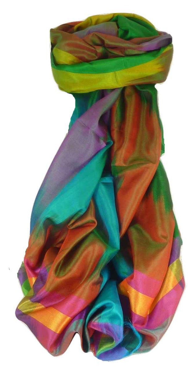 Varanasi Ekal Premium Silk Long Scarf Heritage Batra 8 by Pashmina & Silk