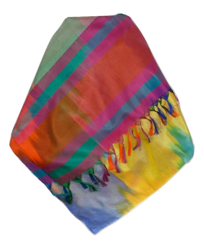 Varanasi Premium Silk Long Scarf 0109 GIFT BOX WRAPPED by Pashmina & Silk